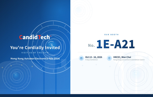 Últimos blogs da empresa sobre Exhibition Invitation – Join CandidTech at the Hong Kong Electronics Fair (Autumn Edition)